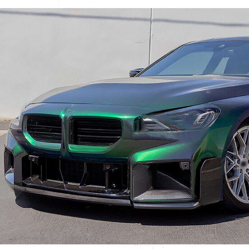 Front bumper ventilator trim replacement for BMW M2 G87 2022 - 24 carbon fiber Q