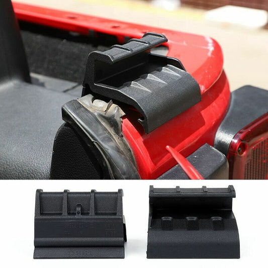 A pair of rear window mounting clips for 2007-2018 for Jeep for Wrangler JK soft tops. n