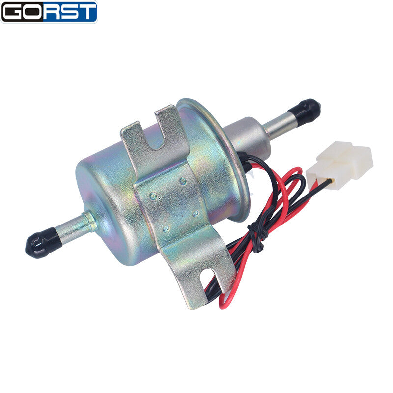 Electric Fuel Pump HEP-02A 12V Inline Universal Low Pressure Gas Diesel Car Boat v