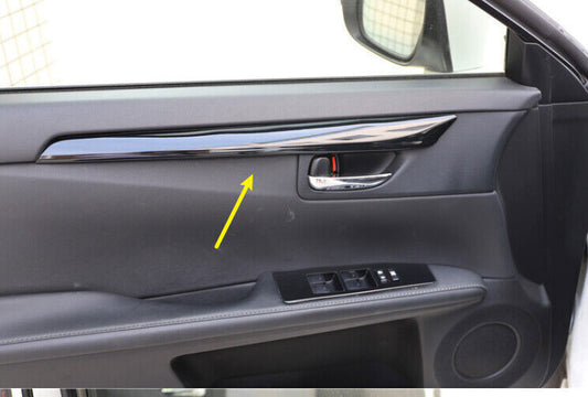 14-2017 Glossy Black Inner Door Panel Strip Cover Trim for Lexus ES300h ES350 B n