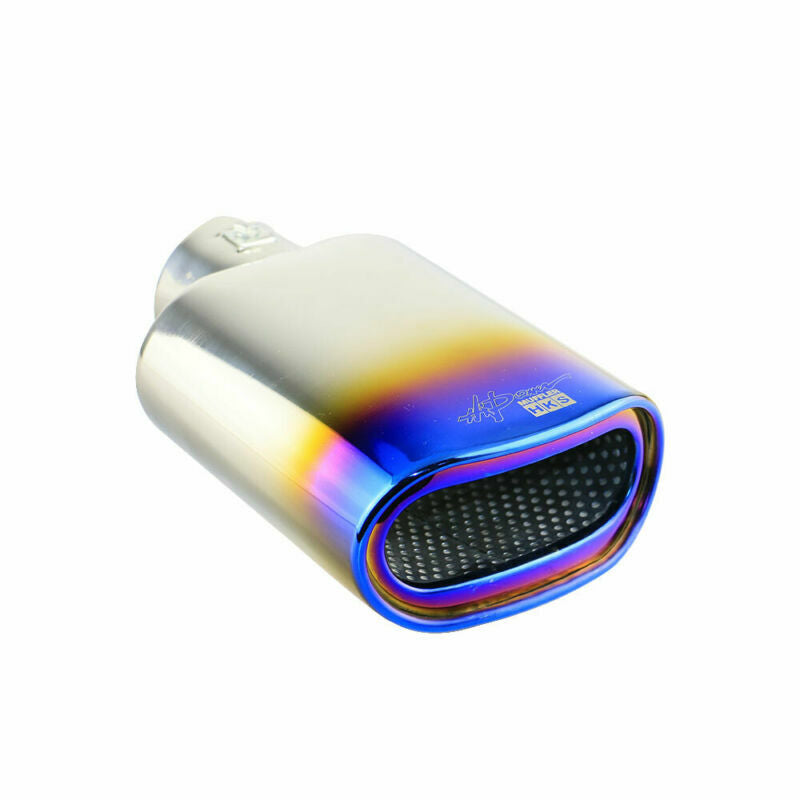 1x Universal 2.5'' Inlet Exhaust End Tip Muffler Performance Tip 13876mm Outlet
