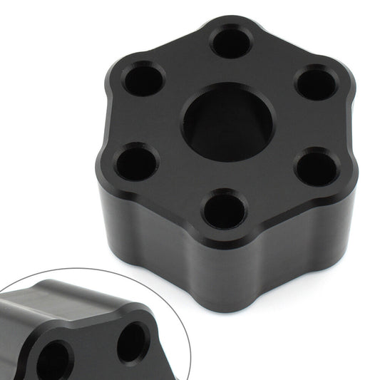 Black Solid Supercharger Coupler Isolator for Jaguar for Land Rover 3.0L 2013-17