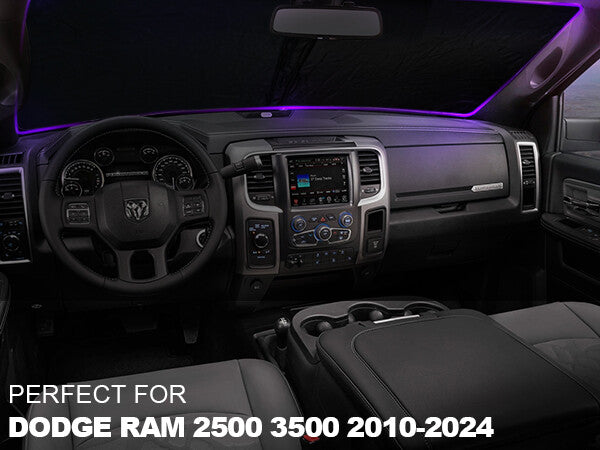 Suitable for 2010-2024 for Dodge for Ram 2500 cab windshield UV shading cover. n