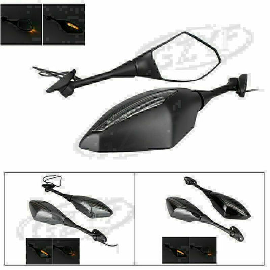 2x LED Turn Signal Light Rearview Mirror fit for Honda CBR600RR & CBR1000RR 2004-08 Q