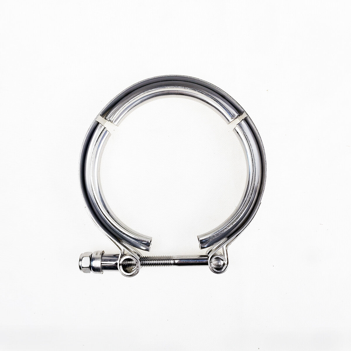 1 universal 3.5-inch stainless steel V-band turbo downpipe exhaust clip