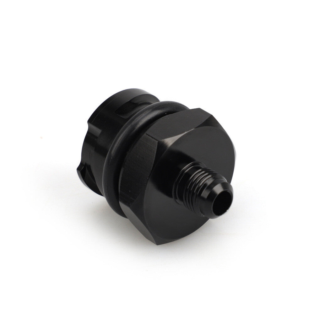 Steel billet aluminum valve cover oil cap with /-6 AN connector suitable for LSX LS1/LS6/LS2/LS3/LS7