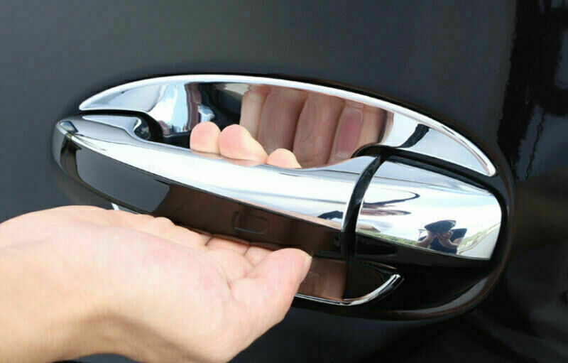 for Mercedes-Benz GLE GLS 2020-2023 Chrome Exterior Outside Door Bowl Cover Trim