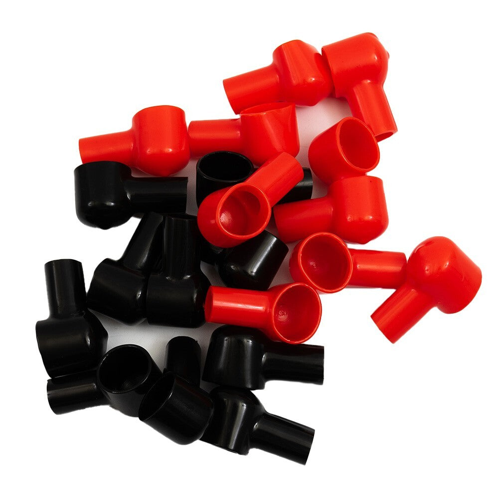 20 Pcs / Set Battery Terminal Cover Boots Insulating Protective Lug Cap 12x20mm v
