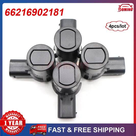 4-pack of brand new PDC parking sensors 6621690181, suitable for BMW E39, 520d, 520i, 523i, 525i, 528i. Q