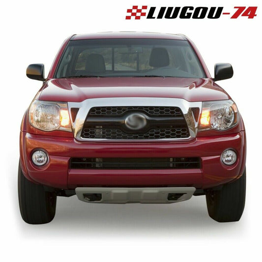 Complete kit for 2005-2011 for Toyota Tacoma with transparent lens bumper and fog lights.
