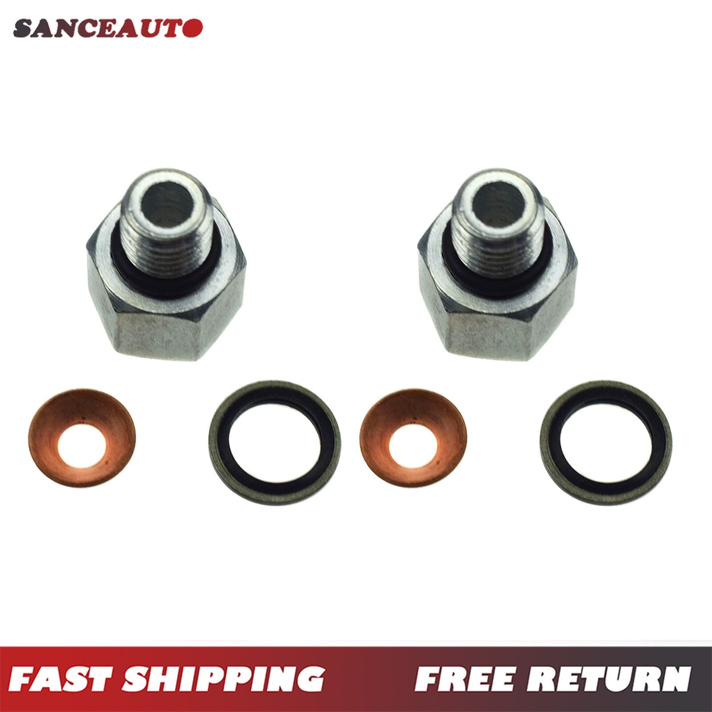 Two-pack turbocharger fuel line accessories for Dodge 1994-1998 5.9L 12V 3919687- n