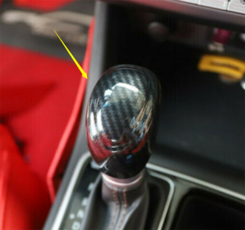 for Hyundai Sonata 2015-2019 Carbon ABS Inner Gear Shift Knob Molding Cover Cap
