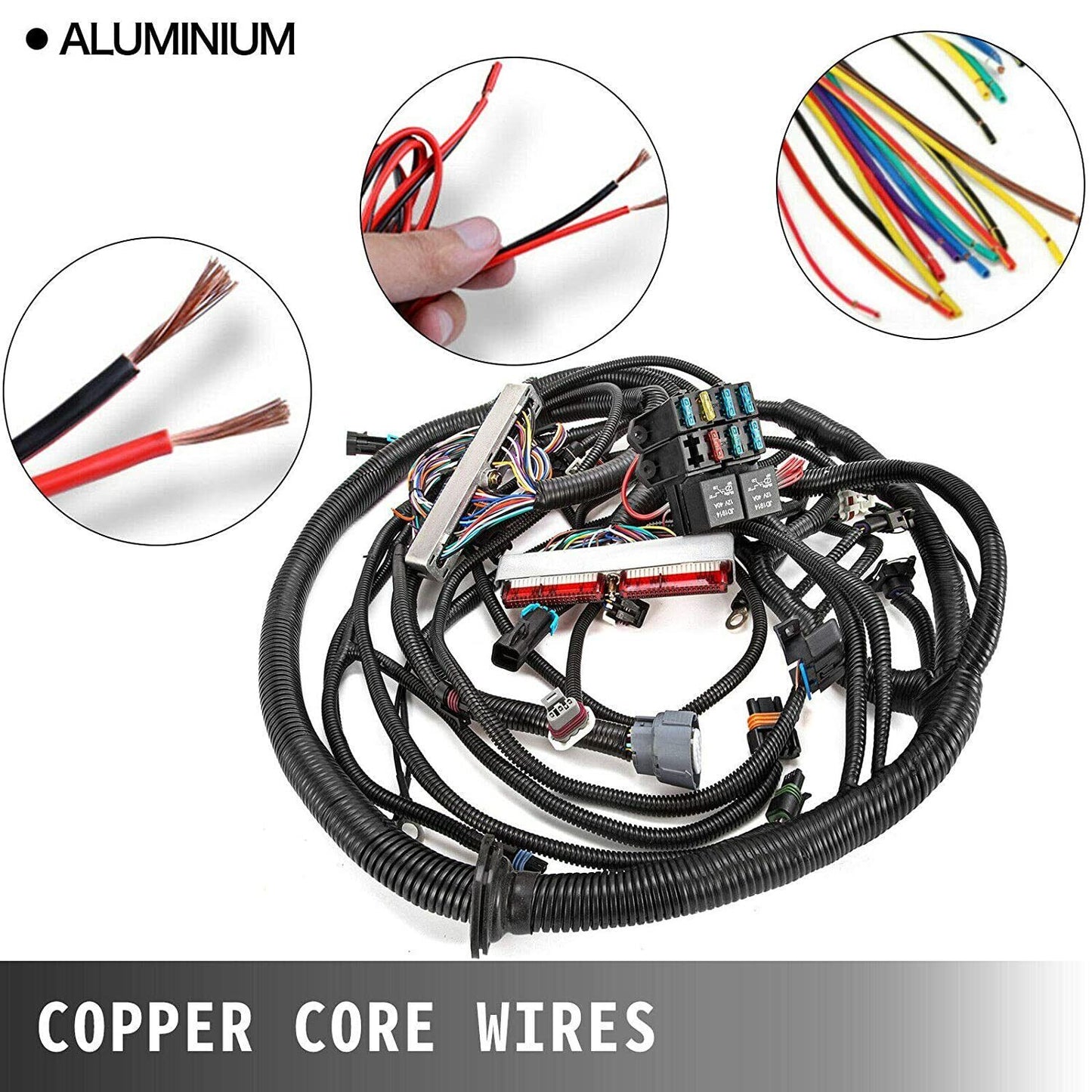 W/4L80E Standalone Wiring Harness (DBC) for 97-06 LS1 LS LS6 SWAP VORTEC US