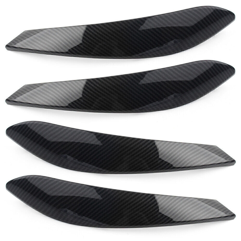 4Pcs Car Inner Door Handle Panel Cover Trim Fit for BMW 3 4 Series 3GT Carbon Fiber