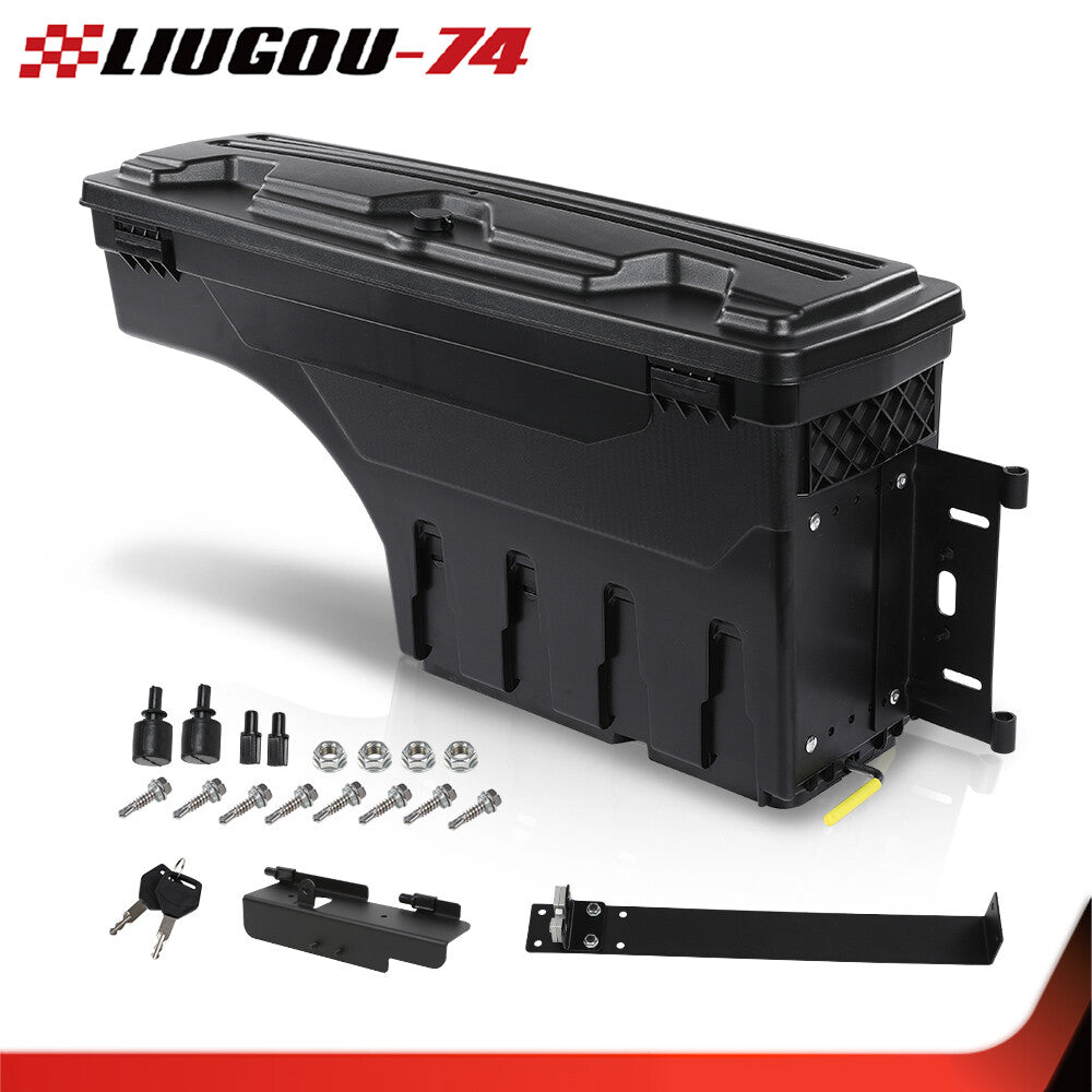 Truck bed swing storage box toolbox on the right side fits 1997-2014  for ford  F150 Q