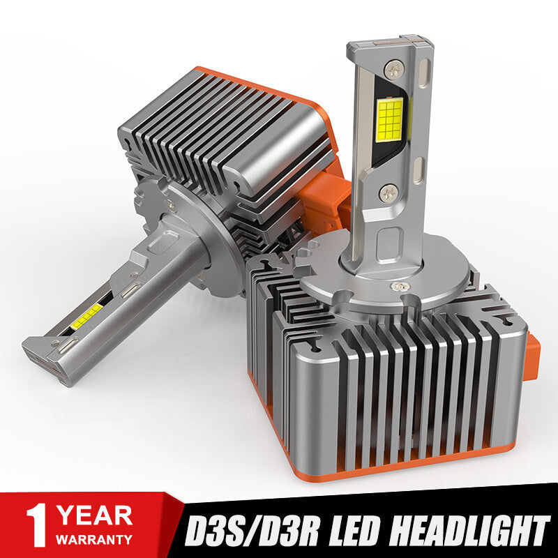 D3S D3R LED Headlight Bulbs Super White HID Xenon Conversion Kit 200W 6000K IP67