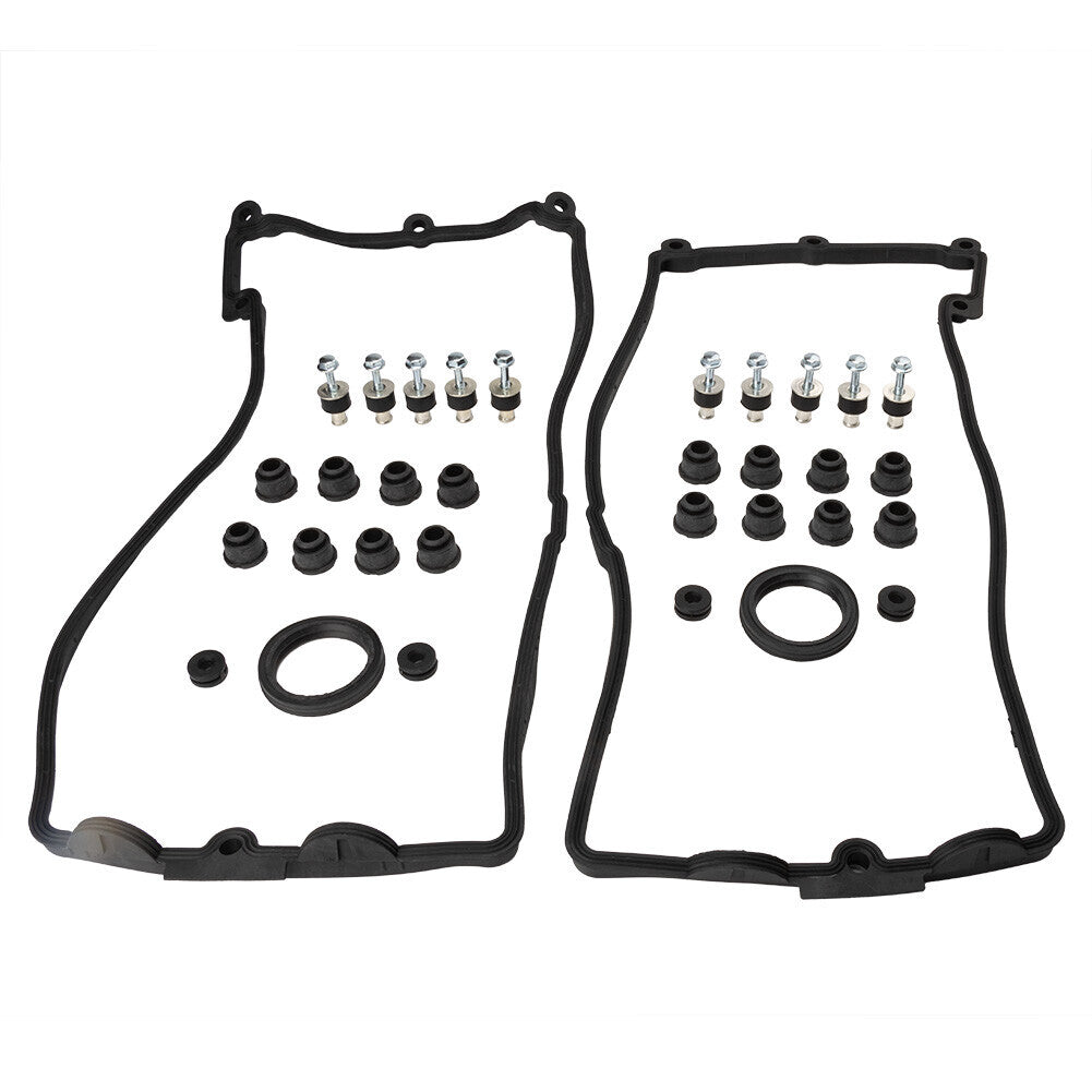 Fits for BMW E60 E63 E64 E70 X5 550i 650i 750i Left +Right Valve Cover Gasket Set