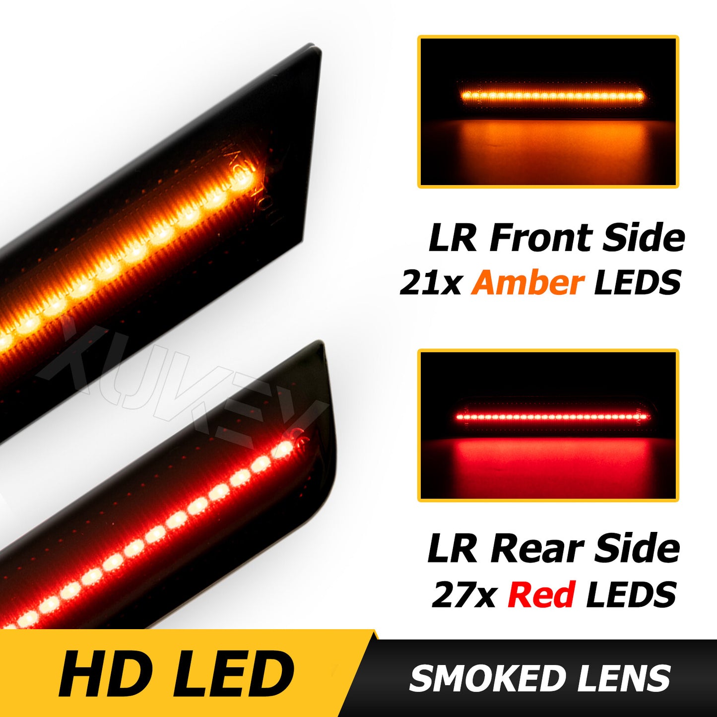4 Side Indicators for Chevrolet Camaro Side Marker Light Side Marker Light