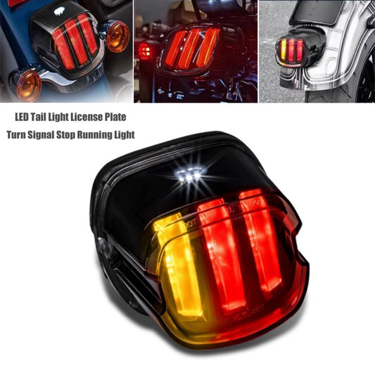 LED Tail Light Smoke Lens Turn Signal Brake for Harley Sportster Dyna Road King