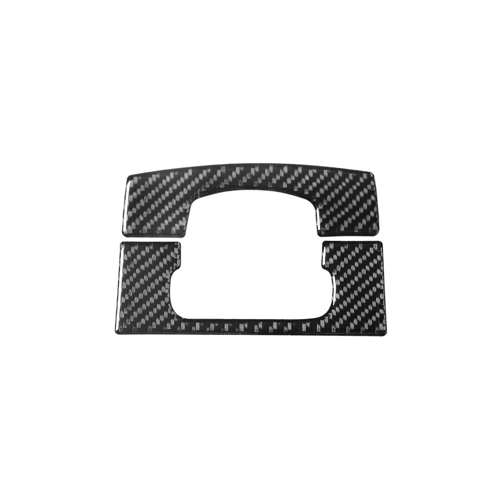 2Pcs Carbon Fiber Interior Ashtray Cover Trim Sticker for Lexus RX300 1998-2003