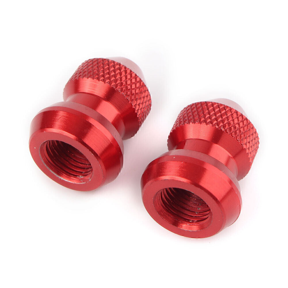 Car Wheel Tyre Tire Valve Stems Air Dust Cover Screw Cap Accessories Red