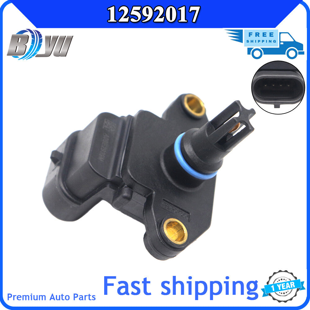 12592017 New Intake Air Temperature Sensor for 4 Cylinder 2.0 Lite Turbocharged Engines Q