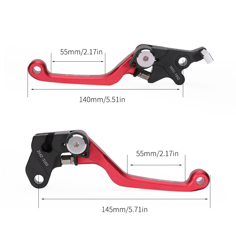 XR LOGO CNC Long Pivot Clutch Brake Levers for HONDA XR150L 2023 2024 Q