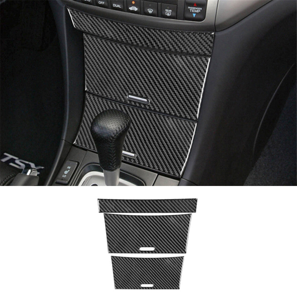 5x Carbon Fiber Interior Central Console Cover Trim For Celica 2000-2005 v