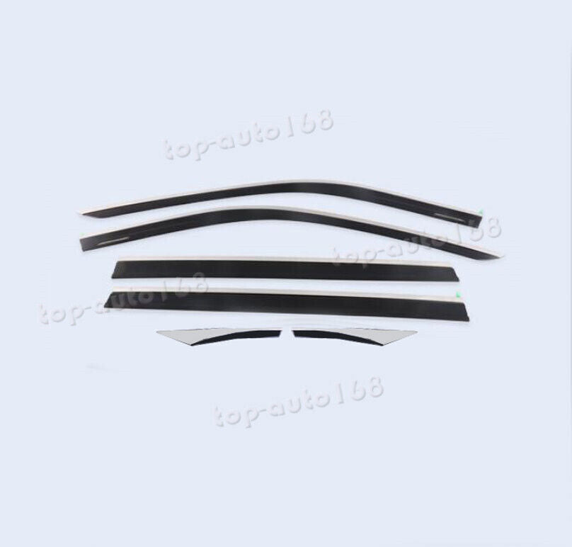 for Hyundai for Tucson 2022-24 Window Visors Sun Rain Guard Deflector W/Chrome Trim