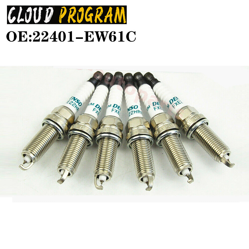 6x Iridium Spark Plug 22401-EW61C for Altima for Infiniti EX35 3.5L v
