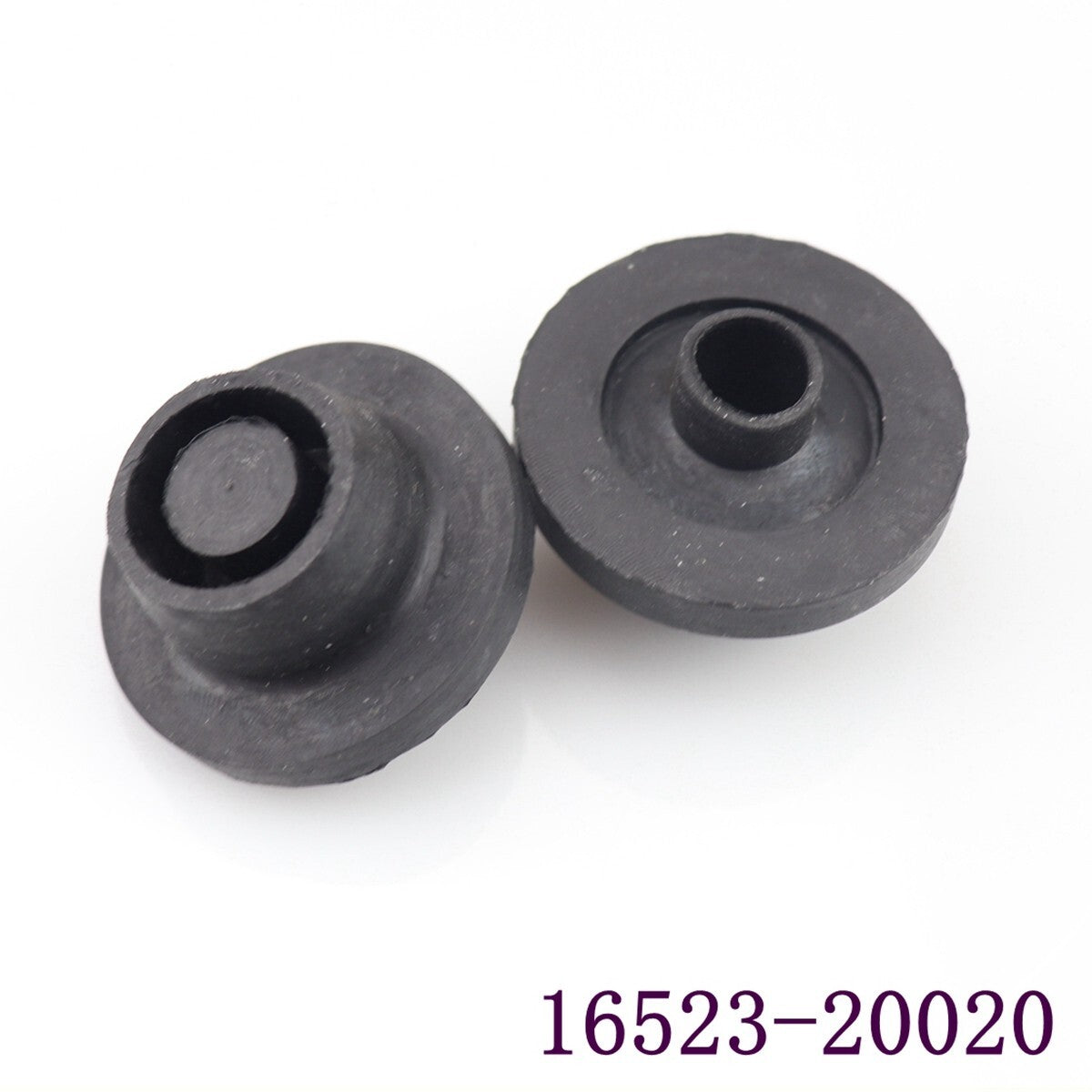 1 pair of insulated radiator mounting bushings for Toyota 1652320020 Radiator.