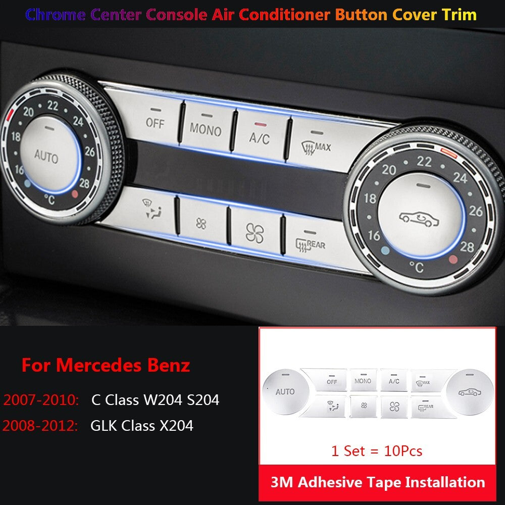 for Mercedes-Benz GLK W204 X204 Auto Car Console Air AC MONO Switch Cover Trim-
