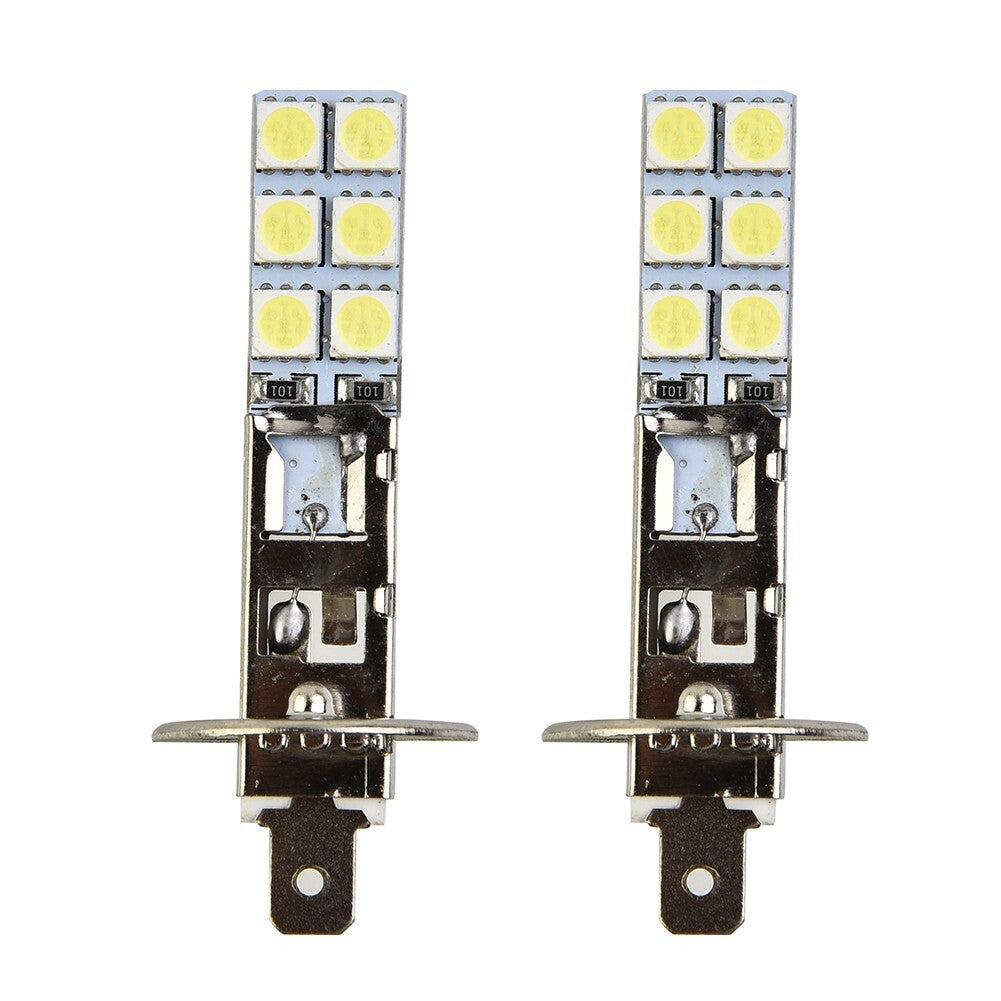2PC NEW H1 6000K Super White 55W LED Headlight Bulbs Kit Fog Driving Light v