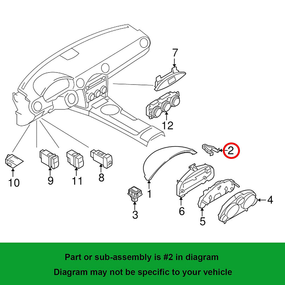 20 Snap Fitting Clip Dashboard Interior Trim Panel Retainer for Mitsubishi for Mazda Q