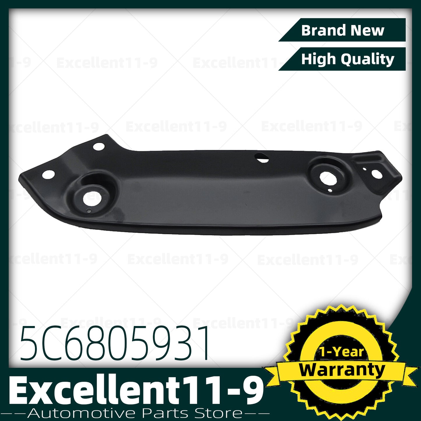 Front upper left radiator bracket 5C6805931, suitable for Jetta 2011, 2012, 2013-2018. n