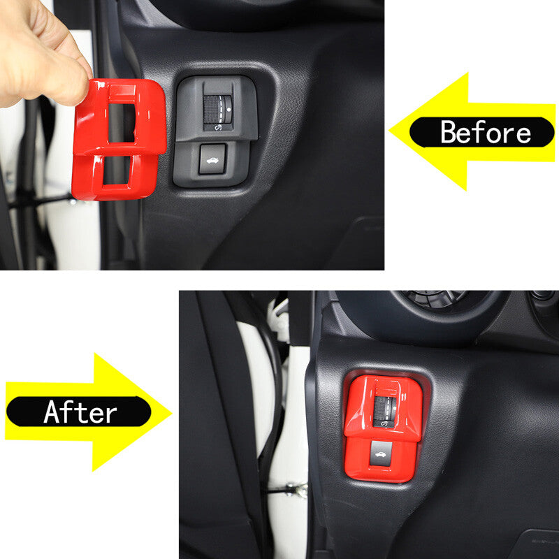 Matte Black Steering Wheel Button Cover Trim for 86/Sub@ru BRZ 2022-23- v