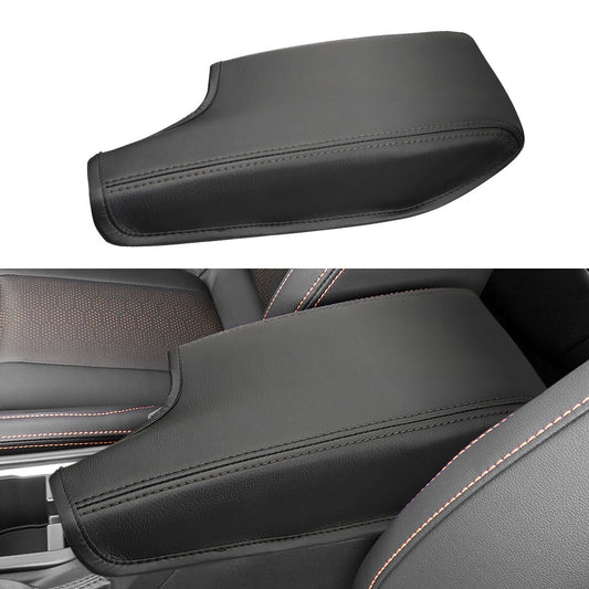 Center console cover and armrest protector for Subaru Crosstrek Impreza 2017-2023, Black.