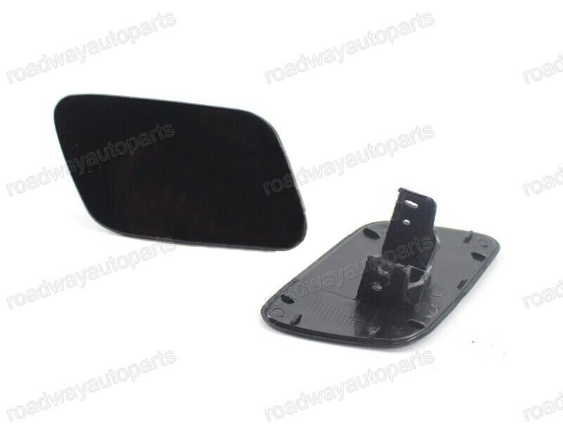 2pcs Headlamp Washer Nozzle Cover Headlight Cleaning Cap for Audi for A4 2006-2008 Q