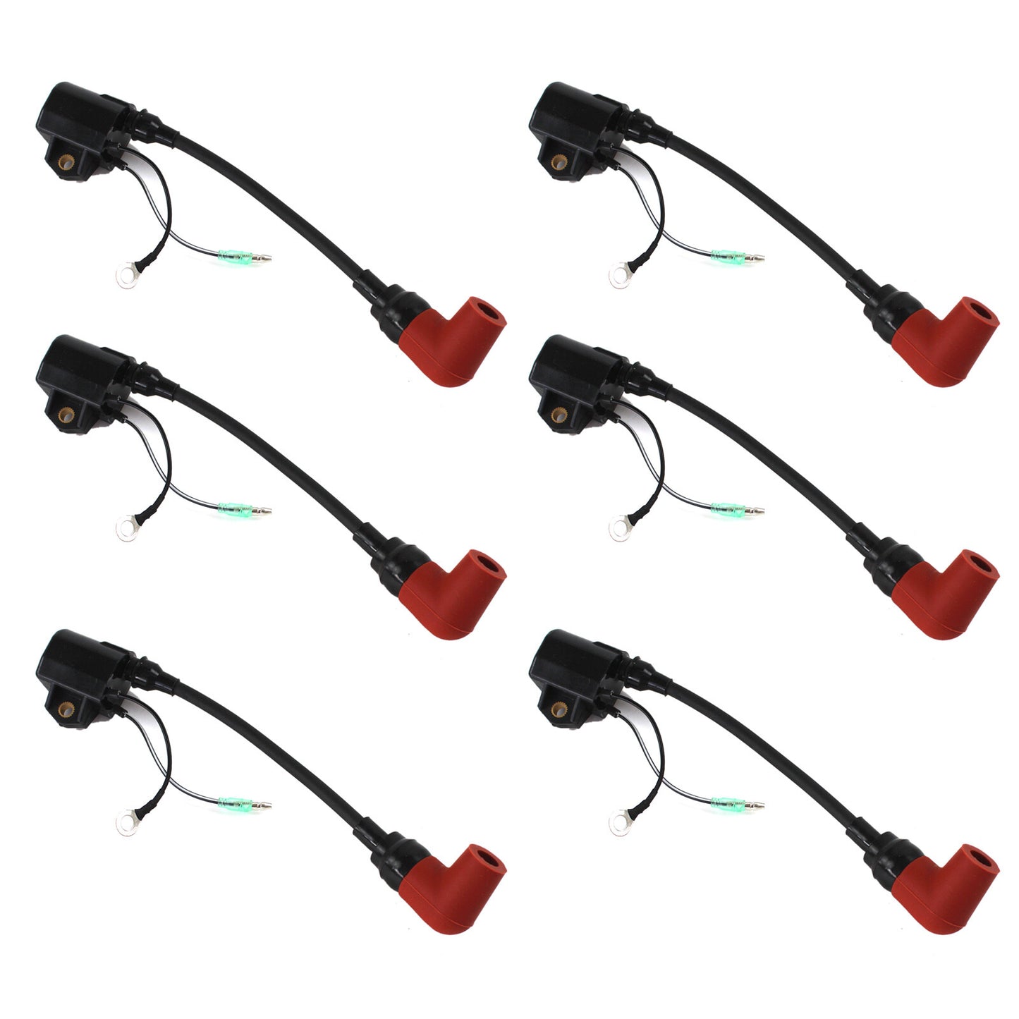 6PCS Heavy Duty Ignition Coil 100-225HP 6R3-85570-01-00 for Yamaha Outboard/