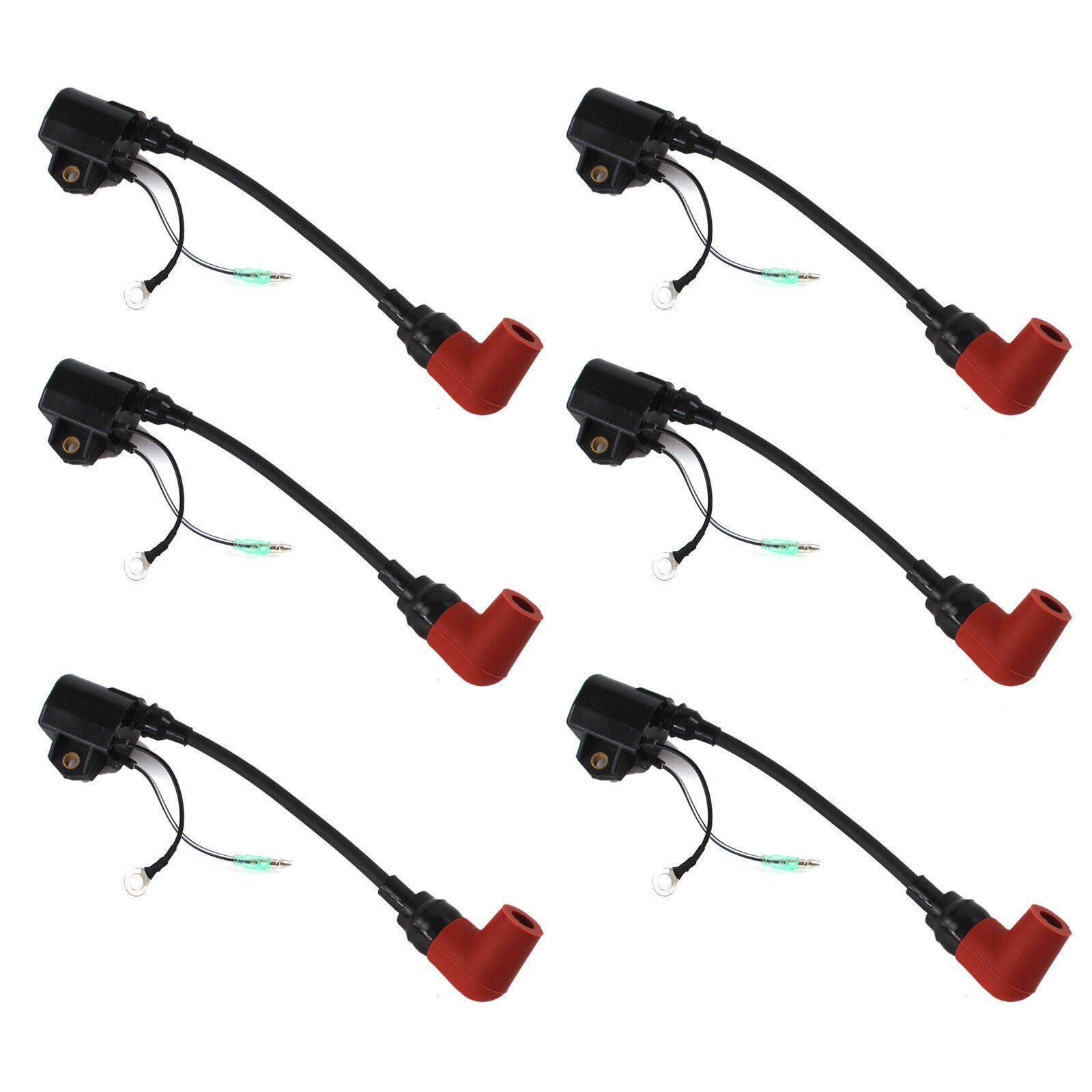 6PCS Heavy Duty Ignition Coil 100-225HP 6R3-85570-01-00 for Yamaha Outboard/