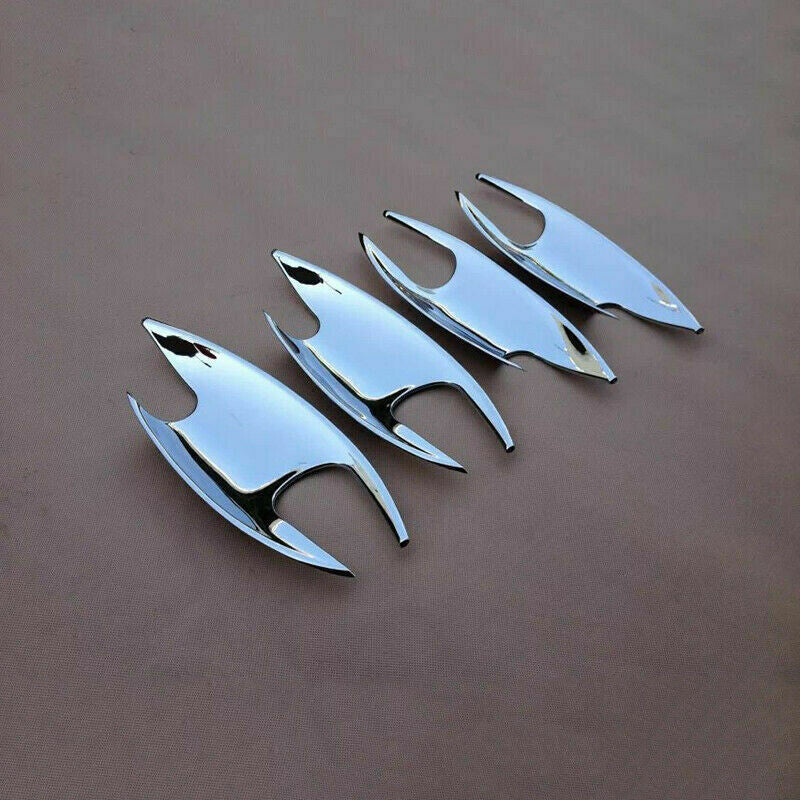 4X for Hyundai Sonata 2020-2023 Matte Silver Window Lift Panel Switch Cover Trim v