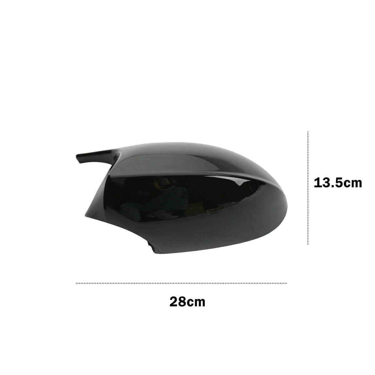 F¨¹r for BMW E90 2006-2008 Spiegelkappen Spiegel Geh?use Gl?nz Schwarz 51167135098