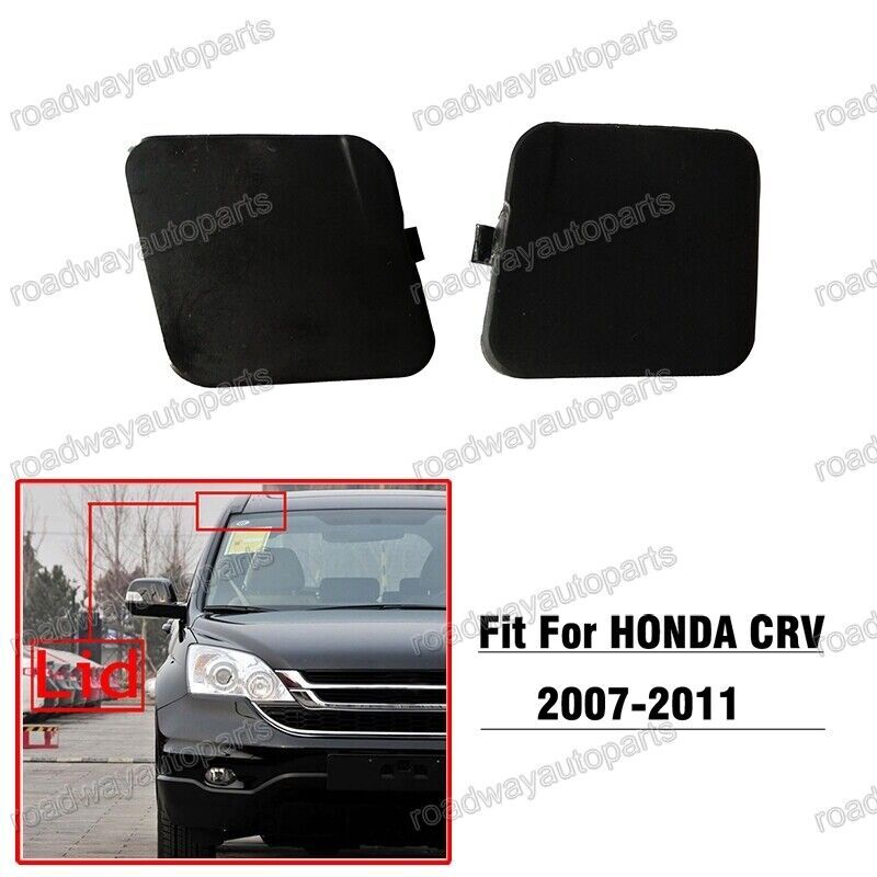 Pair Front Bumper Windshield Side Garnish Lid Cover Caps for HONDA CRV 2007-2011 Q