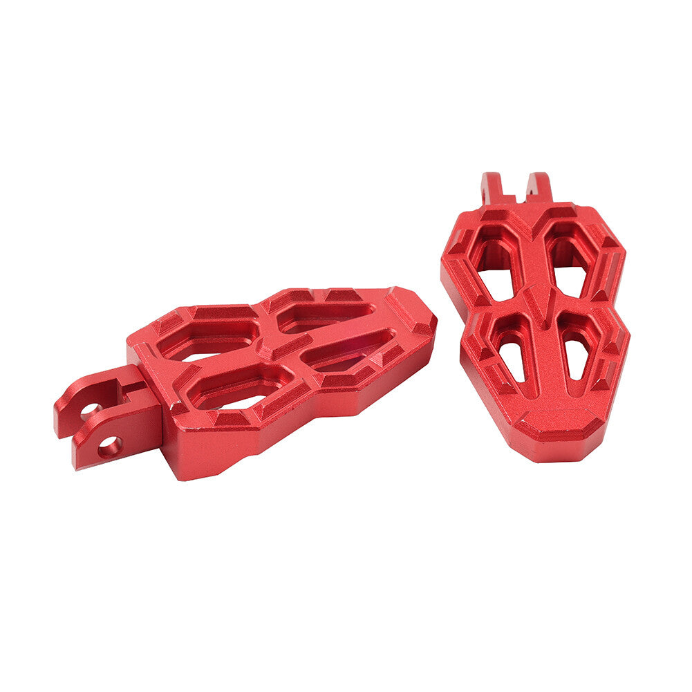 Front Foot Rests Footpegs Red For Benelli TNT 600 600i 300 302S QJMotor 350 400