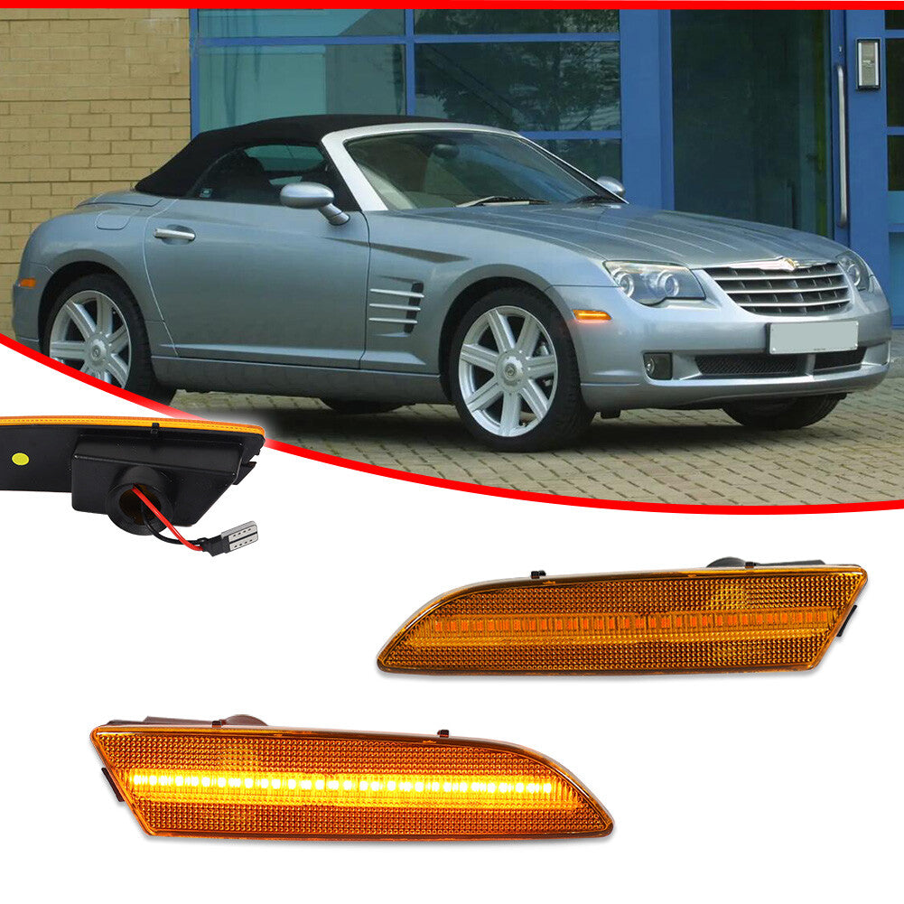Full LED amber front marker light suitable for Chrysler Crossfire from 2004 to 2008- v
