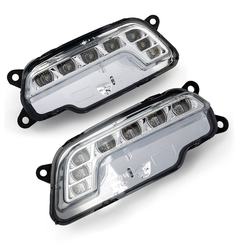 2PCS LED Daytime Running Light Lamp for Mercedes W212 E350 400 550 2010-2016