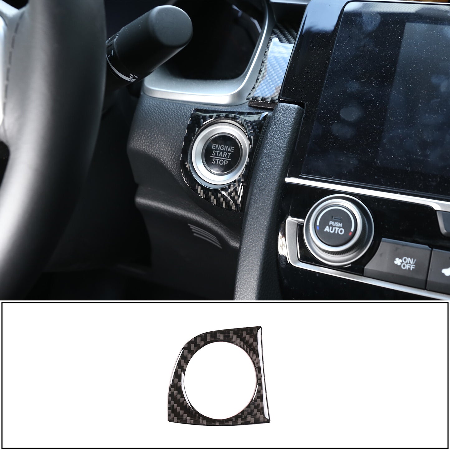 Silver Console Cup Holder Frame Cover Trim for CLA C117 W117 14-17- v