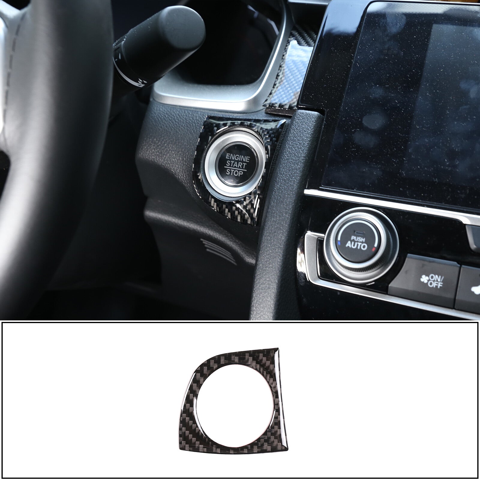 Silver Console Cup Holder Frame Cover Trim for CLA C117 W117 14-17- v