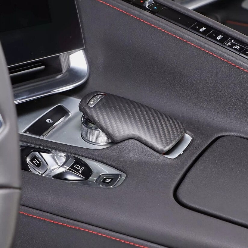 ABS carbon fiber exterior rear frame decoration suitable for Corvette C8 2020-2023- v