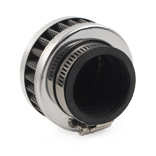 Air Intake Filter Cleaner Rubber Bend Inlet Stainless Steel Mesh Motorcycle 42mm Q